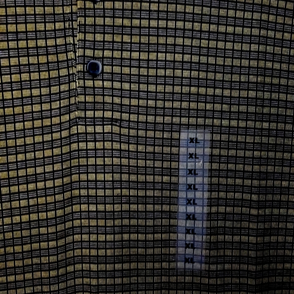 NWT AXIST Black & Tan Short Sleeve 100 % Cotton Polo Shirt; Size XL - Picture 4 of 6